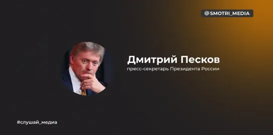 Песков: Россия обратила внимание на предвыборные заявления Милея, но будет судить о его делах