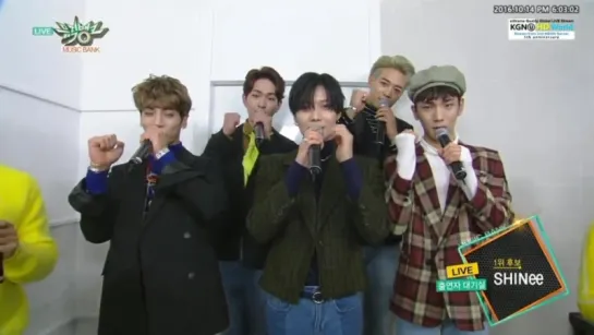 161014 Interview SHINee  @ Music Bank