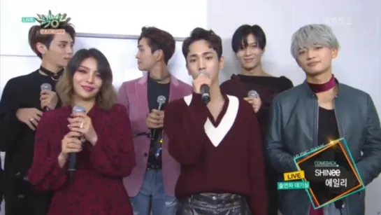 161007 SHINee & Ailee - Interview @ Music Bank