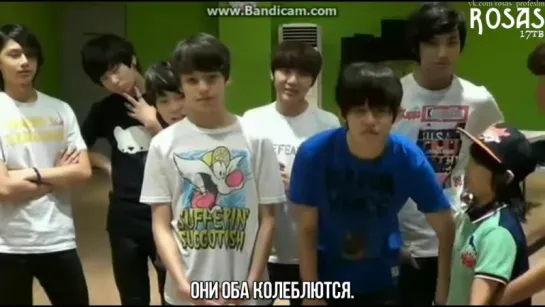 [ROSAS RUS SUB] [130706] Seventeen TV Kiss game|Поцелуйчики сэбынтин