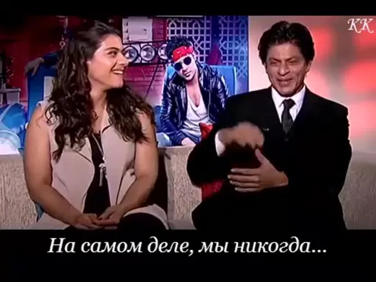 SRK & Kajol in coversation with Neeru Sharma. (Субтитры)