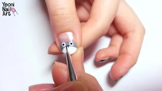 [rus sub] Yeoni Nail Art - My Neighbor Totoro Nails