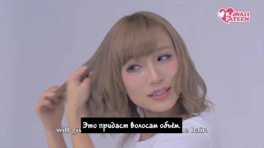 [rus sub] Kawaii Pateen - 2 Japanese Neo-Gyaru HAIRSTYLES How-to TUTORIAL by kawaii model