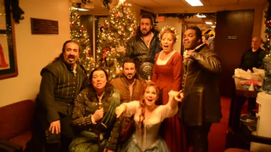 Seasons Greetings from the cast of La Donna del Lago.