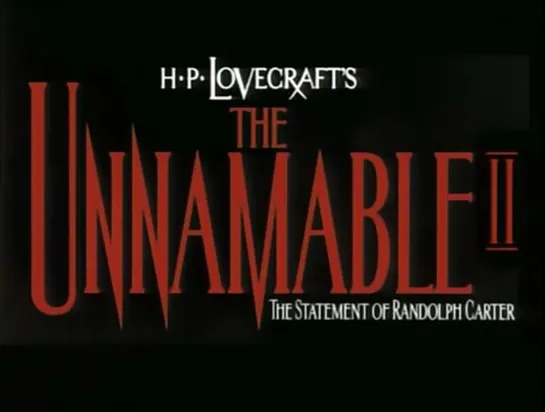 The Unnamable II - Original Trailer