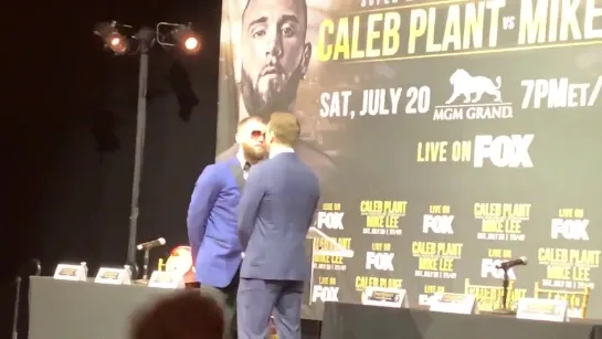 Caleb Plant vs Mike Lee First Face-Off