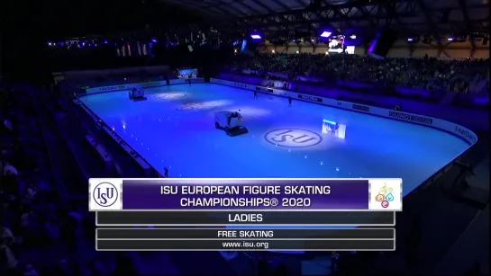 Ladies Free Skating _ ISU European Figure Skating Championships _ @EuroFigure_Full-HD