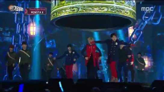 [RAW|VK][31.12.2015] Monsta X - Intro+ Hero MBC Gayo Daejejeon