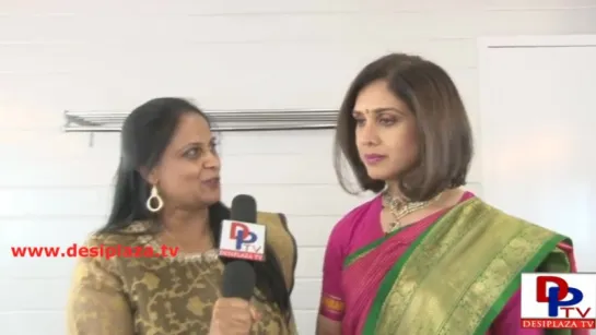 Meenakshi Seshadri,Bollywood Actress speaking to Desiplaza TV in Dallas