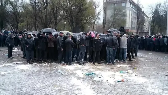 300 Запорожцев в кольце украинских фашистов, 13.04.2014