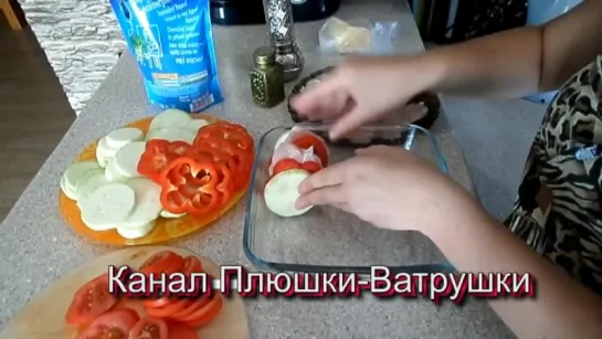 запеканка из кабачков с курицей!