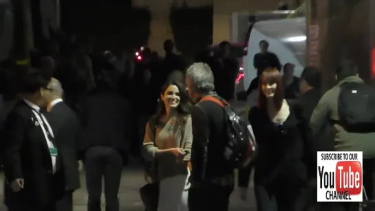 Ian Somerhalder and Nikki Reed outside Jimmy Kimmel Live in Hollywood