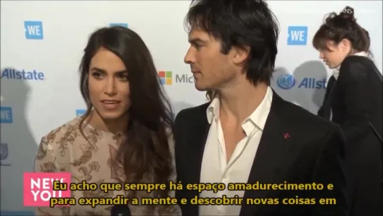 Ian Somerhalder e Nikki Reed em entrevista no WE Day [Legendado]