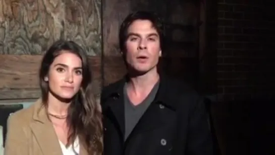 Ian Somerhalder  Nikki Reed join 24HoursOfReality