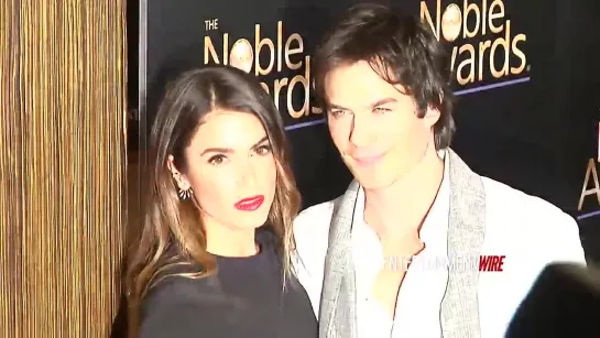 Ian Somerhalder and Nikki Reed True Love! at 3rd Annual Noble Awards Red carpet