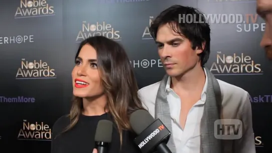 Ian Somerhalder and Nikki Reed honored  at the Noble Awards - Hollywood TV