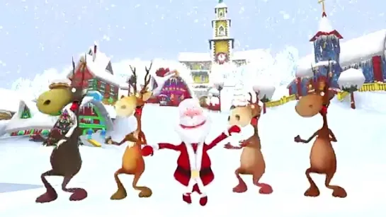 Crazy santa dance