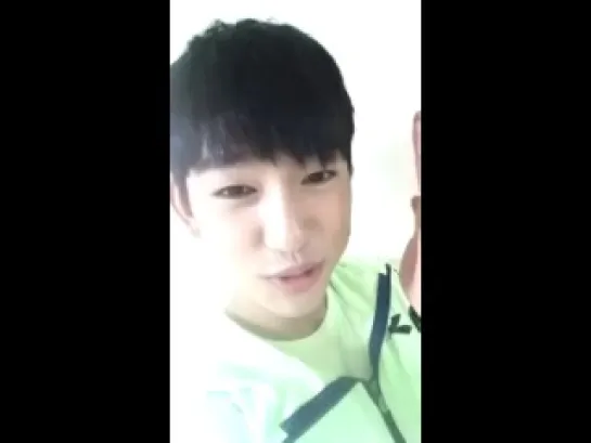 [VIDEO] 140605 JR @ Official LINE update