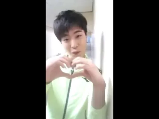 [VIDEO] 140529 Youngjae @ Official LINE update