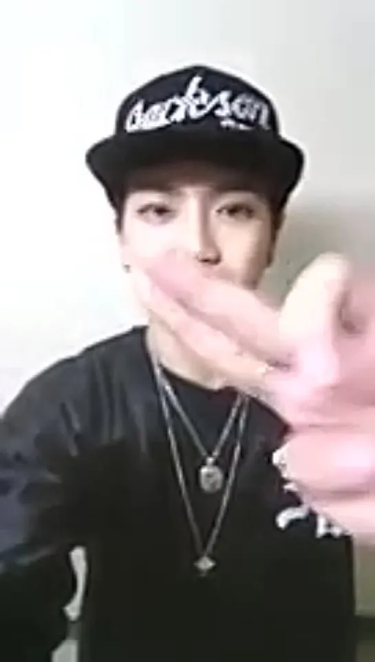 [VIDEO] 140528  Jackson @ Official LINE update