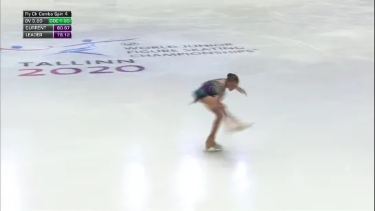 K. Valieva _ Ladies Free Skating _ ISU World Junior Figure Skating Championships_Full-HD