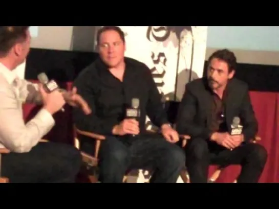 Jon Favreau & Robert Downey Jr. Iron Man Q&A Session 3