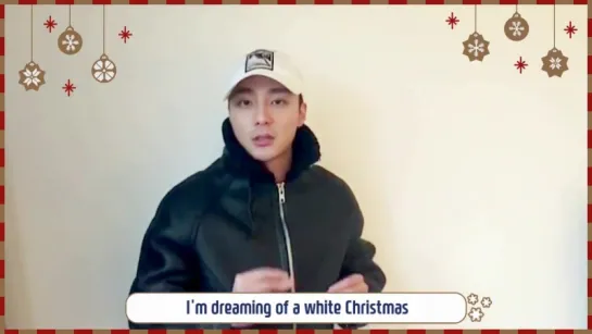 Marry Christmas message from Roy Kim