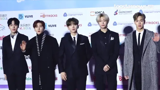 [VK][200108] MONSTA X - Red Carpet @  톱스타뉴스/TopStarNews