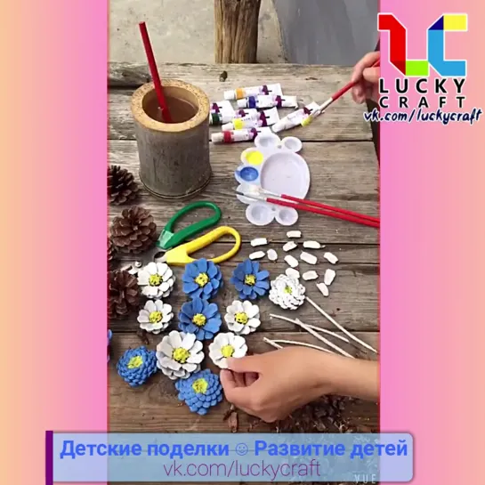 Панно из шишек ☺ vk.com/luckycraft – подпишись!