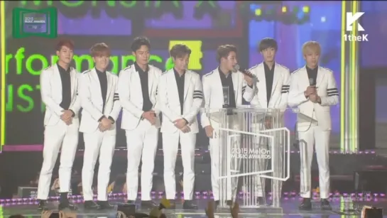 [VK] [07.11.2015] MONSTA X взяли награду на 1theK Performance   MelOn Music Awards 2015