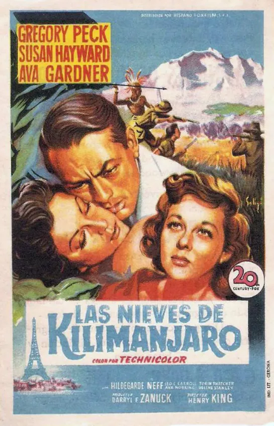 Снега Килиманджаро (1952) США, советский дубляж