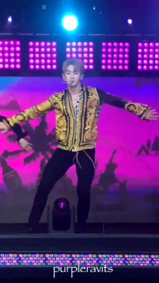 [fancam][08.08.2019] Jimmy Kimmel Live! - Play it Cool (Wonho focus)