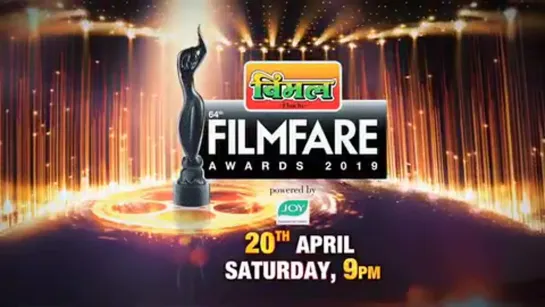 Промо первого выступления Джанви Капур на Filmfare Awards 2019