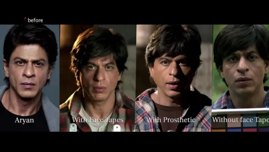 Making Of FAN _ GAURAV Character _ MakeUp _ VFX _ Shah Rukh Khan