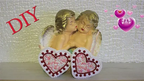 DIY ПОДАРОК на день СВЯТОГО ВАЛЕНТИНА своими руками. Идея на 14 февраля. Valentines day crafts.