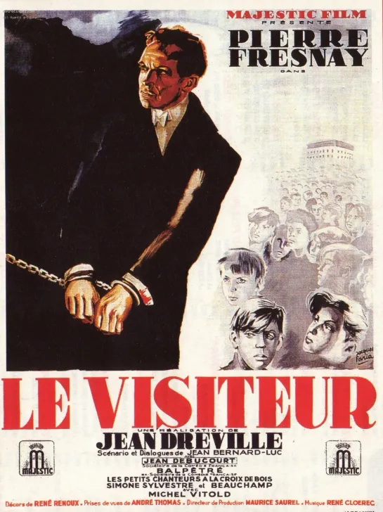 Посетитель / Le Visiteur (1946 Франция ) драма дети в кино Режиссер: Jean Dreville