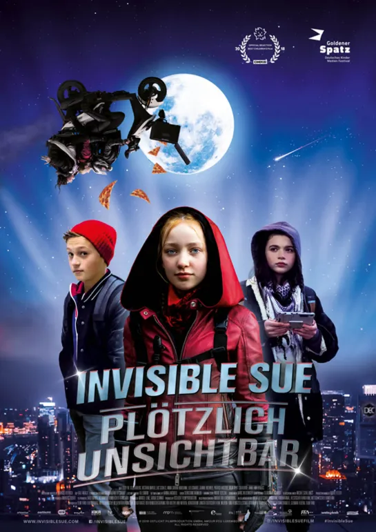 Невидимая Сью / Невидимка Сью / Invisible Sue / Plotzlich unsichtbar (2018 Германия) приключения фэнтези дети в кино