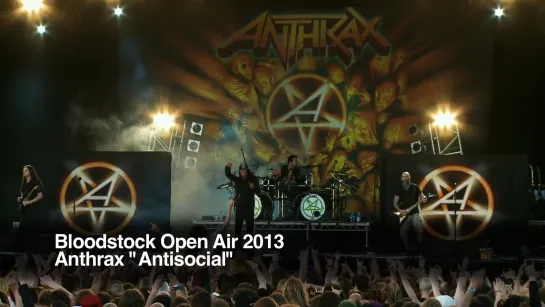 Anthrax - Antisocial (Trust cover) (2013) (Official Live Video)