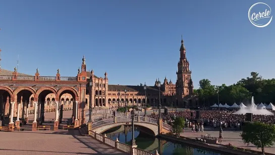 Mochakk at Plaza de España, in Sevilla, Spain for Cercle  Volcan X.A