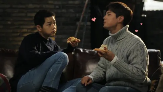 Song Joong Ki Park Bo Gum Dominos Pizza CF