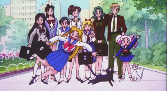 Sailor Moon Super S The Movie opening Blu Ray