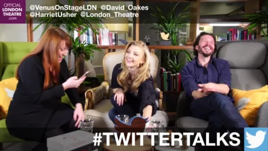 Venus In Fur stars Natalie Dormer and David Oakes will be answering your questions on VenusOnStageLDN