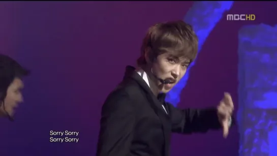 Super Junior - Sorry Sorry, Show! Music Core 11.04.2009