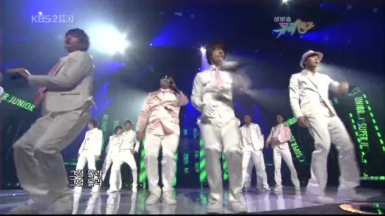 Super Junior - Sorry Sorry, KBS Music Bank 15.05.2009