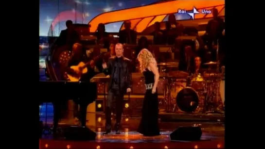 Lara Fabian con Gigi D'Alessio - Adagio e un cuore malato (Sanremo 2007)