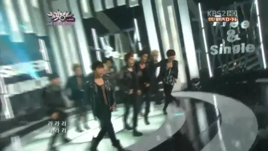 Super Junior - Sexy, Free & Single, KBS Music Bank 13.07.2012