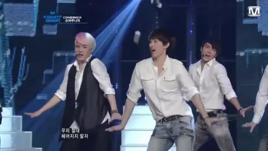 Super Junior - From U, Sexy, Free & Single, Mnet! M!Countdown 05.07.2012