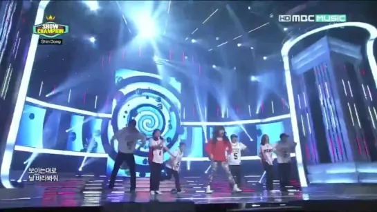 Super Junior - Bubble Pop (Hyuna), MBC Show Champion 27.03.2012