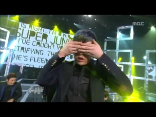 Super Junior - Spy, Music Core 11.08.2012