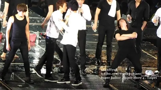 Super Junior - SS4 In Taiwan Water Game(Focus EunHyuk) 05.02.2012